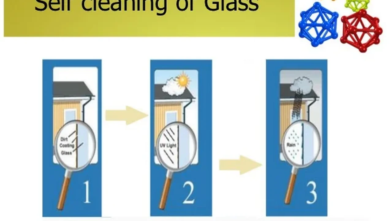 Close up on a plate of mashed potatoes, topped with baked pork chops with cream of mushroom soup, and a side of green beans.